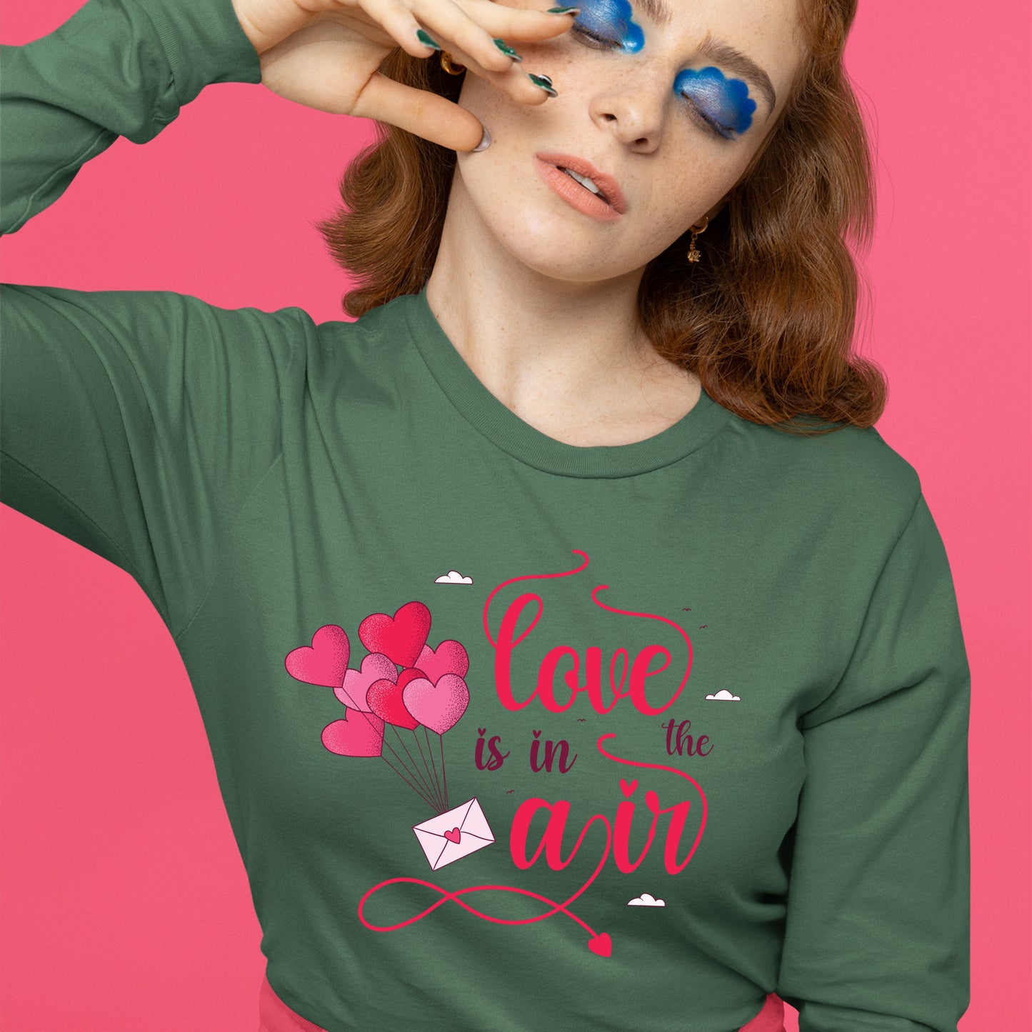 Love Is In The Air, Valentine Design, Valentines Day, Valentines Shirt, Trendy Valentines, Cute Valentine Shirt, Cute Valentine