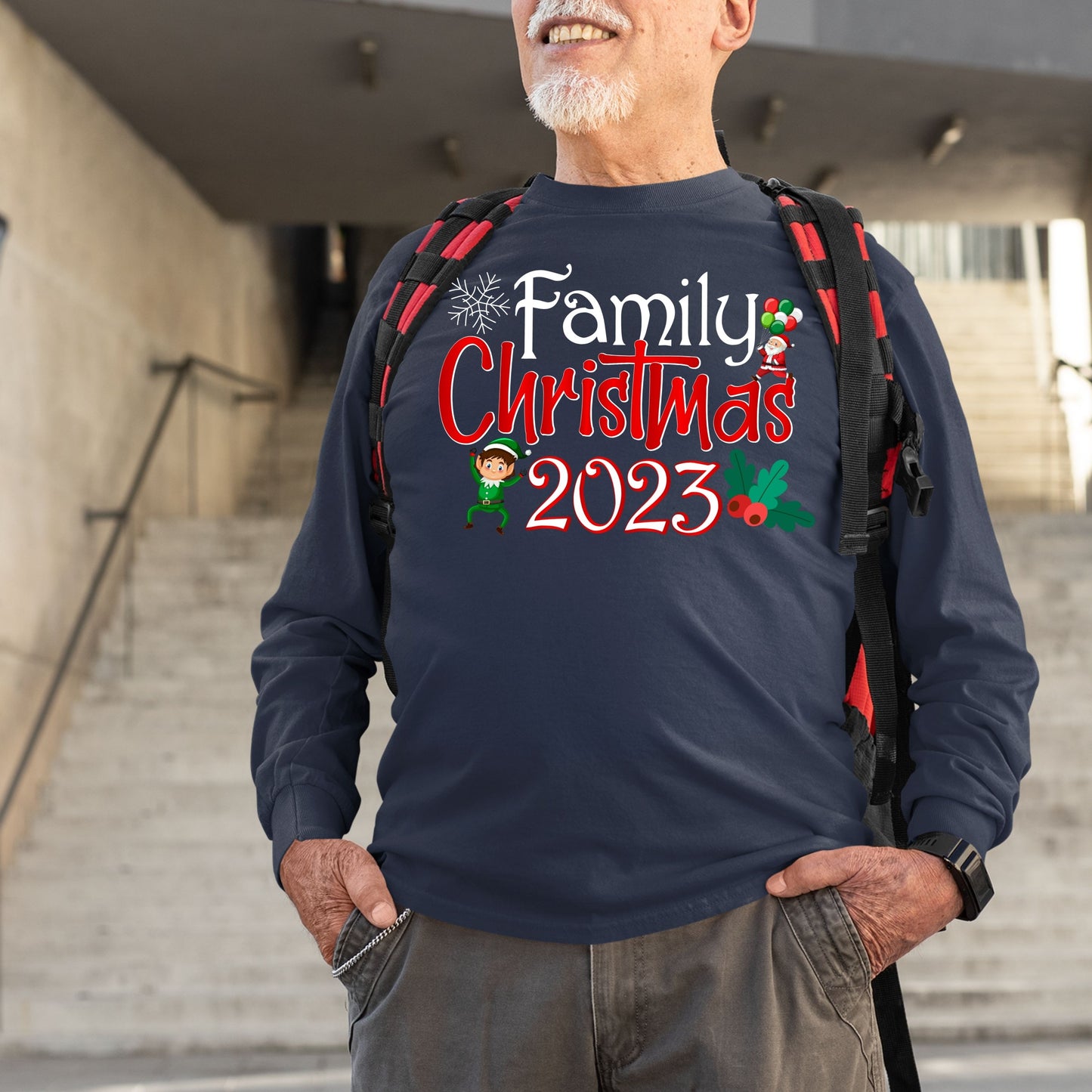 Family Christmas 2023, Christmas Long Sleeves, Christmas Crewneck For Men, Christmas Sweater, Christmas Sweatshirt, Christmas Present