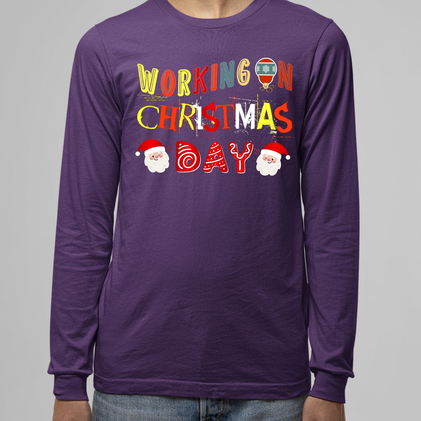Working on Chirstmas day , Christmas Sweatshirt,  School TShirt, Christmas Shirt, Doctor Shirt, 2022 Christmas, Doctor Gift for Him,