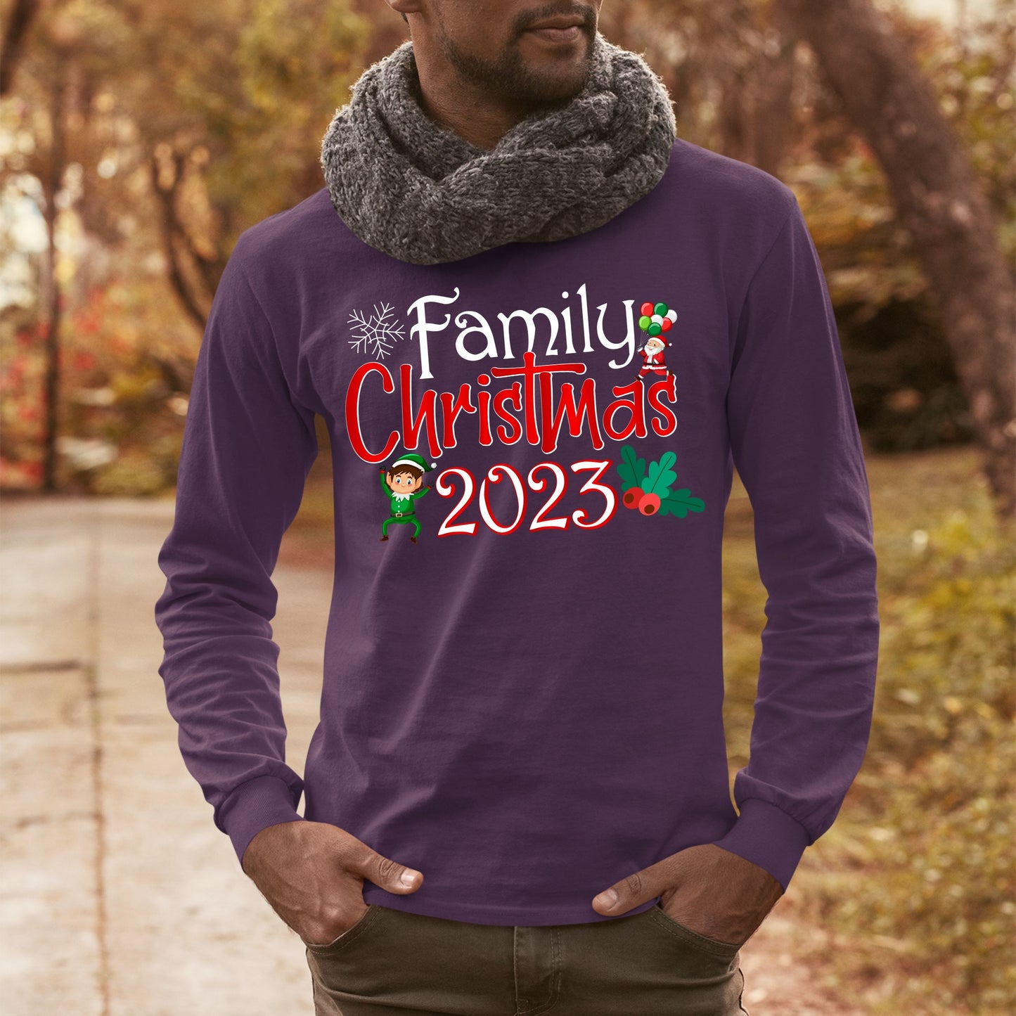 Family Christmas 2023, Christmas Long Sleeves, Christmas Crewneck For Men, Christmas Sweater, Christmas Sweatshirt, Christmas Present