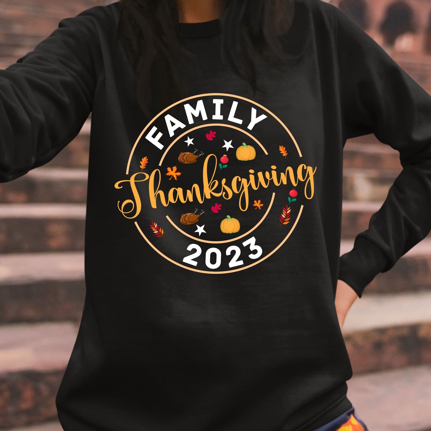 Thanksgiving Family Sweatshirt, Thanksgiving Sweatshirt, Thanksgiving Sweater for Kids, Thanksgiving Gift Idea, Cute Thanksgiving Sweatshirt