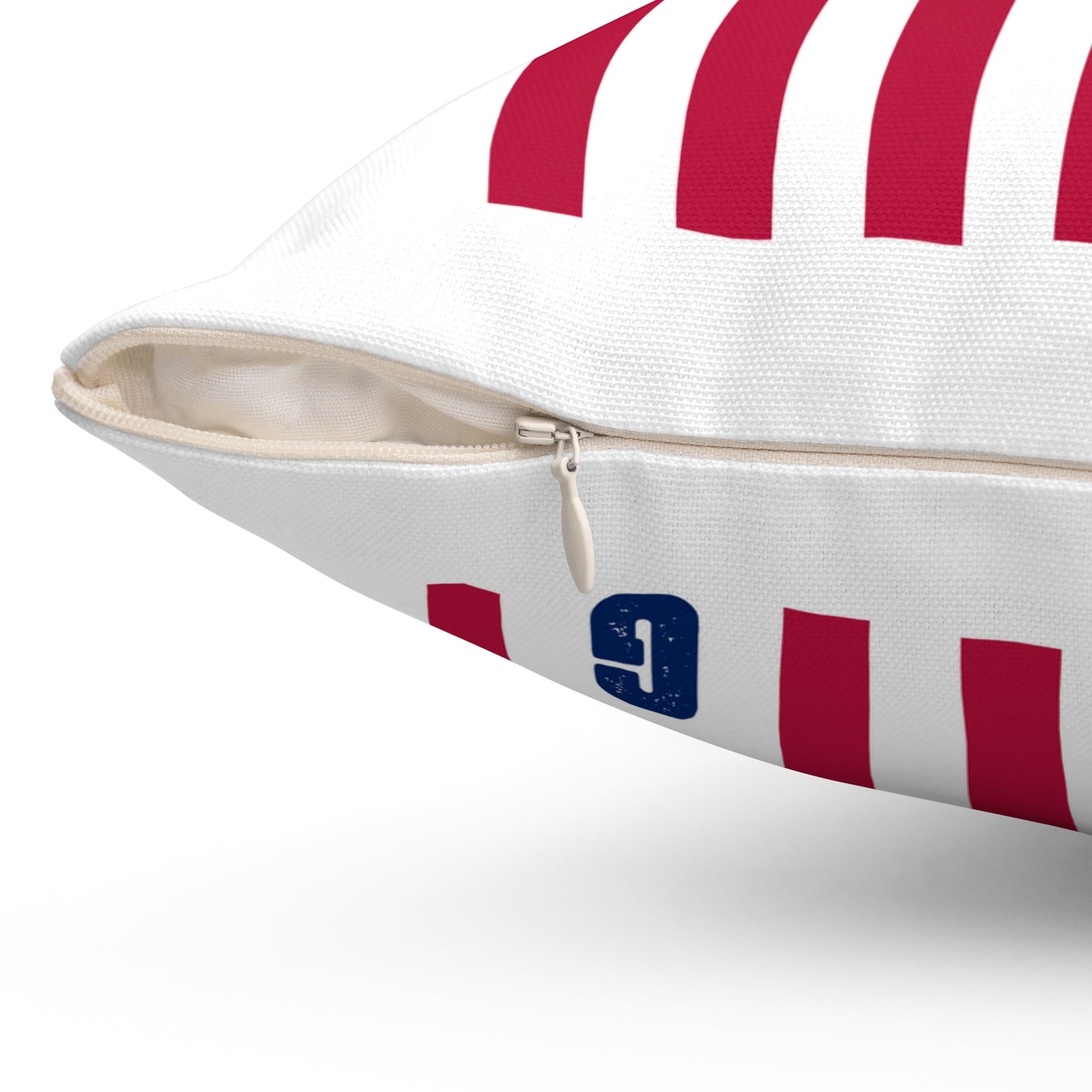 US Flag: Amazing Spun Polyester Square Pillow