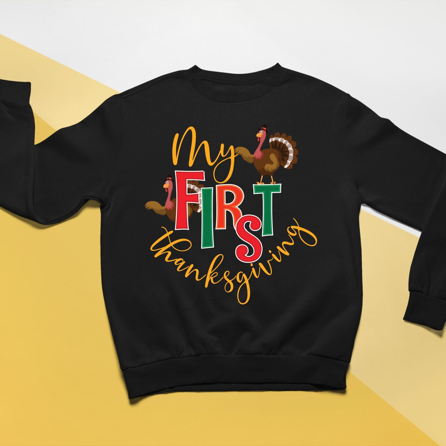 My First Thanks Giving, Thanksgiving Sweatshirt, Thanksgiving Sweater for kids, Thanksgiving Gift Ideas, Cute Thanksgiving