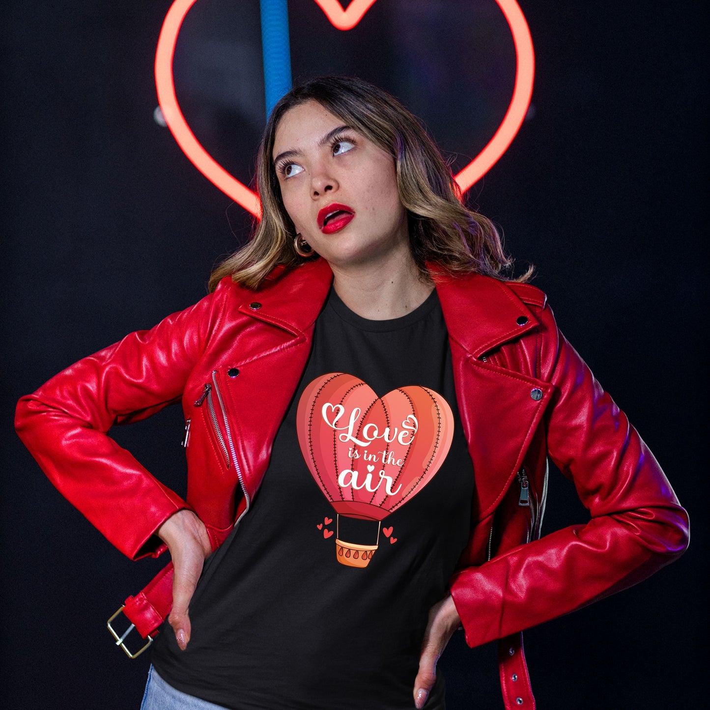 Love Is In The Air, Groovy Valentine, Retro Valentine, Funny Valentine, Valentines Shirt Women, Valentines Shirt for Her, Gifts for Her