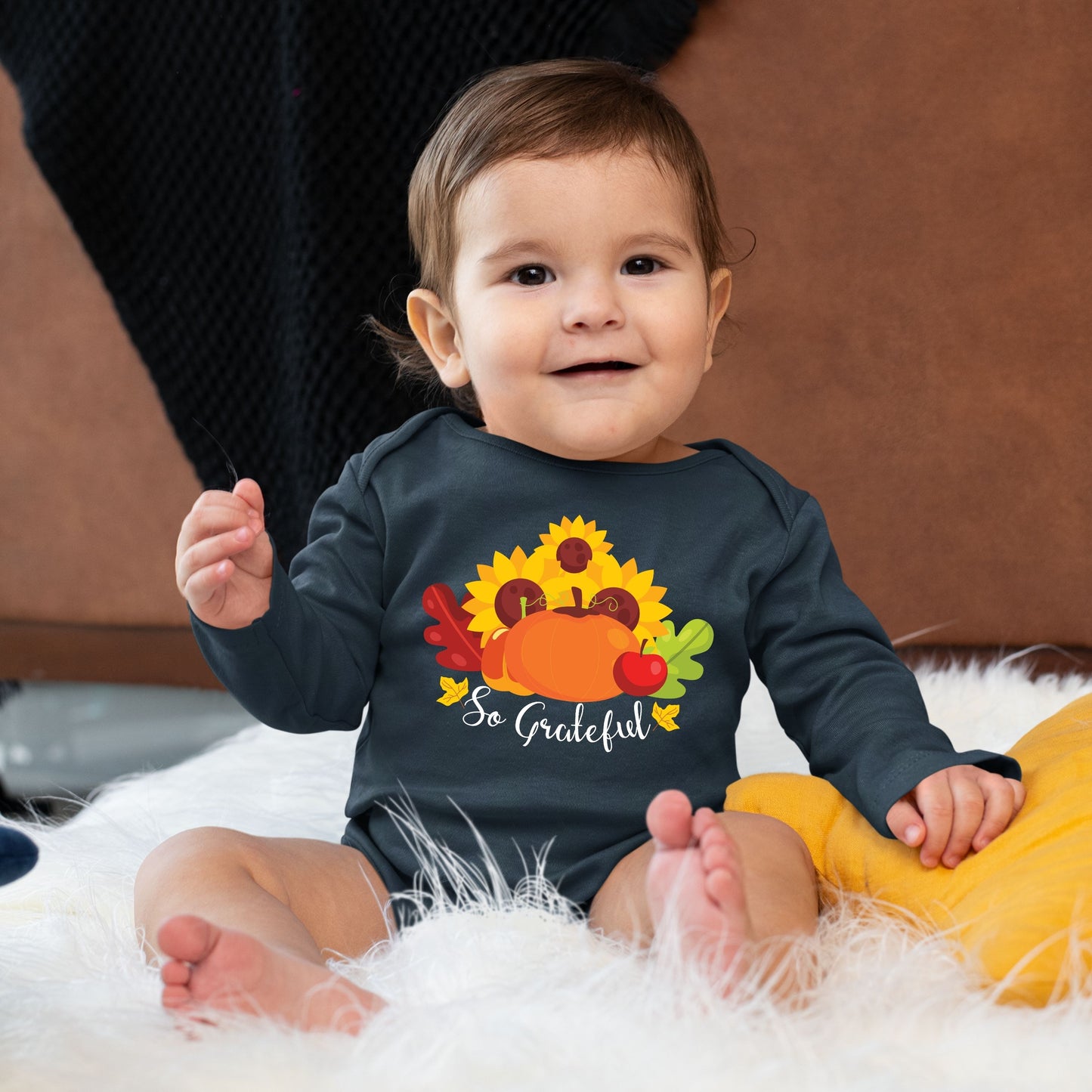 So Grateful, Thanksgiving Bodysuit, Thanksgiving Onesies for kids, Thanksgiving Gift Ideas, Cute Thanksgiving