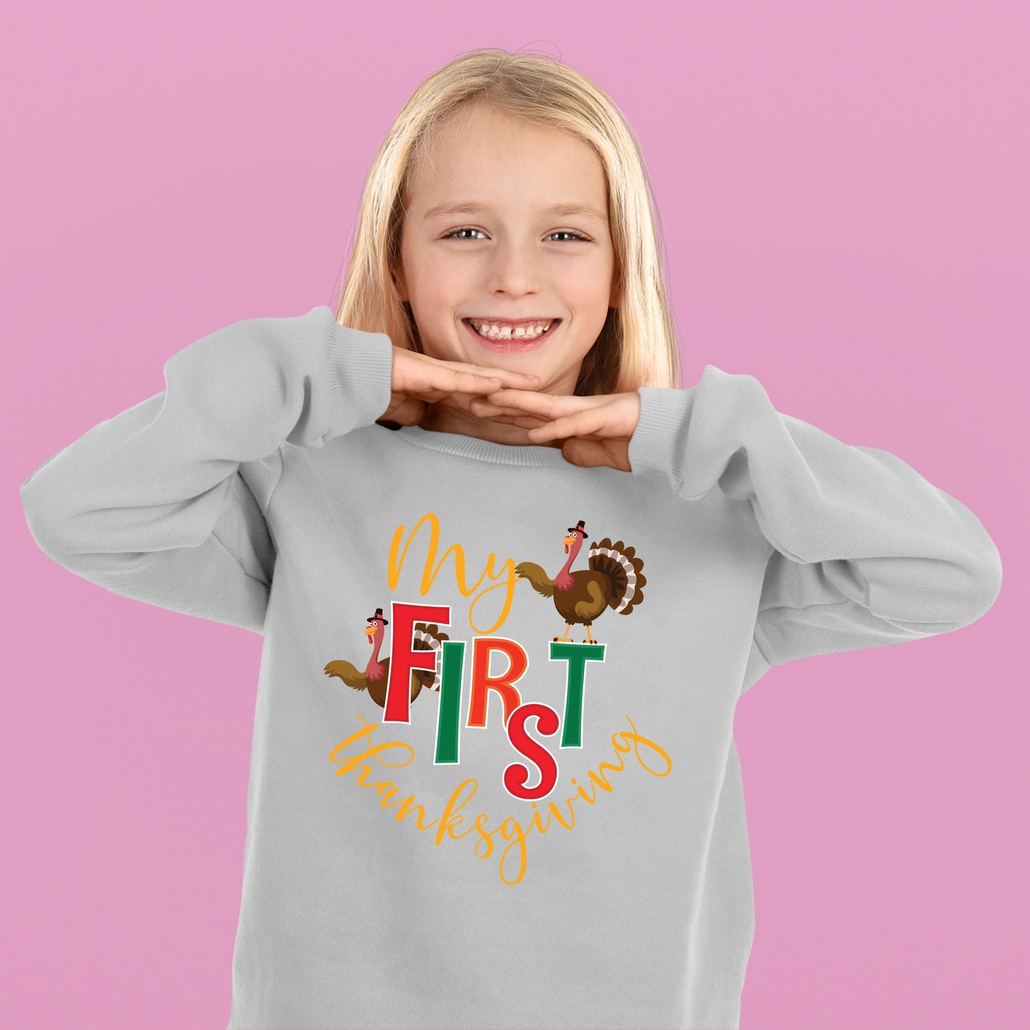 My First Thanks Giving, Thanksgiving Sweatshirt, Thanksgiving Sweater for kids, Thanksgiving Gift Ideas, Cute Thanksgiving