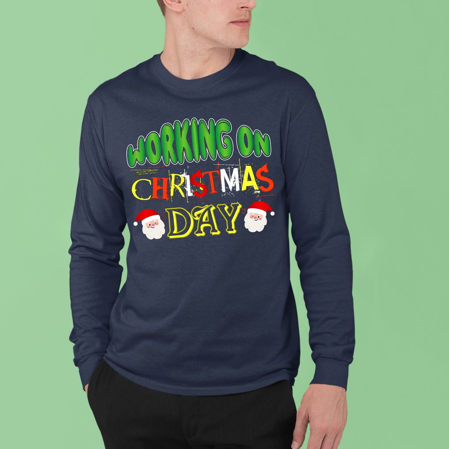 Working on Chirstmas day , Doctor Shirt,  School TShirt, 2022 Christmas, Doctor Gift for Him, Christmas Shirt, Christmas Sweatshirt,