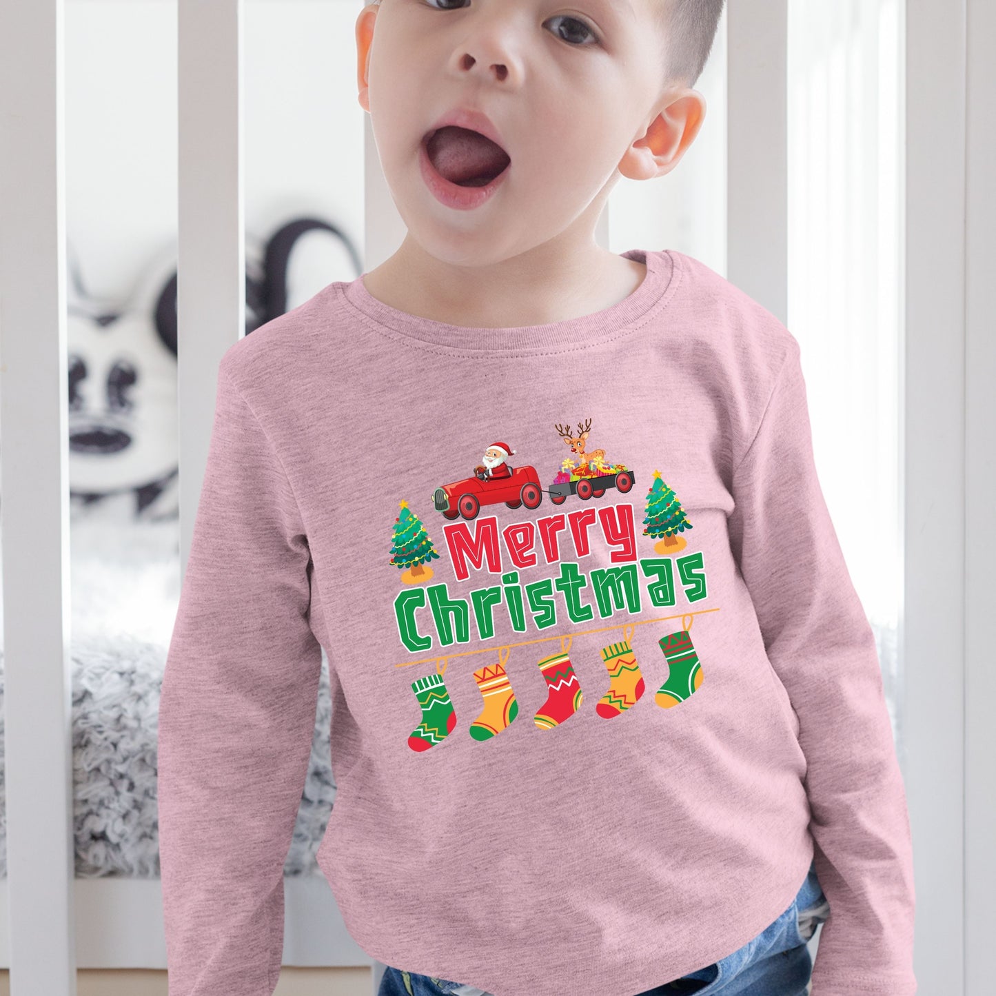 Merry Christmas, Christmas Long Sleeves, Christmas Crewneck For Toddler, Christmas Sweater, Christmas Sweatshirt, Christmas Present