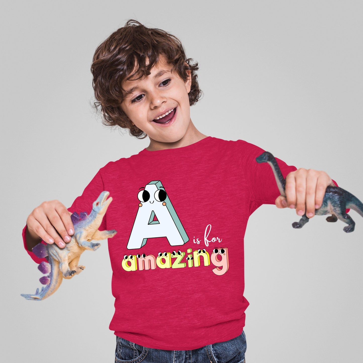A Is for Amazing Kids Long Sleeves