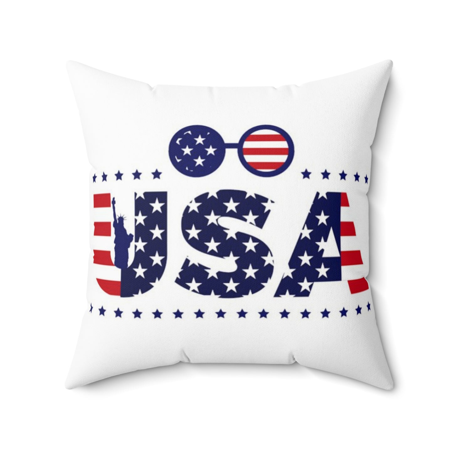 USA Spun Polyester Square Pillow