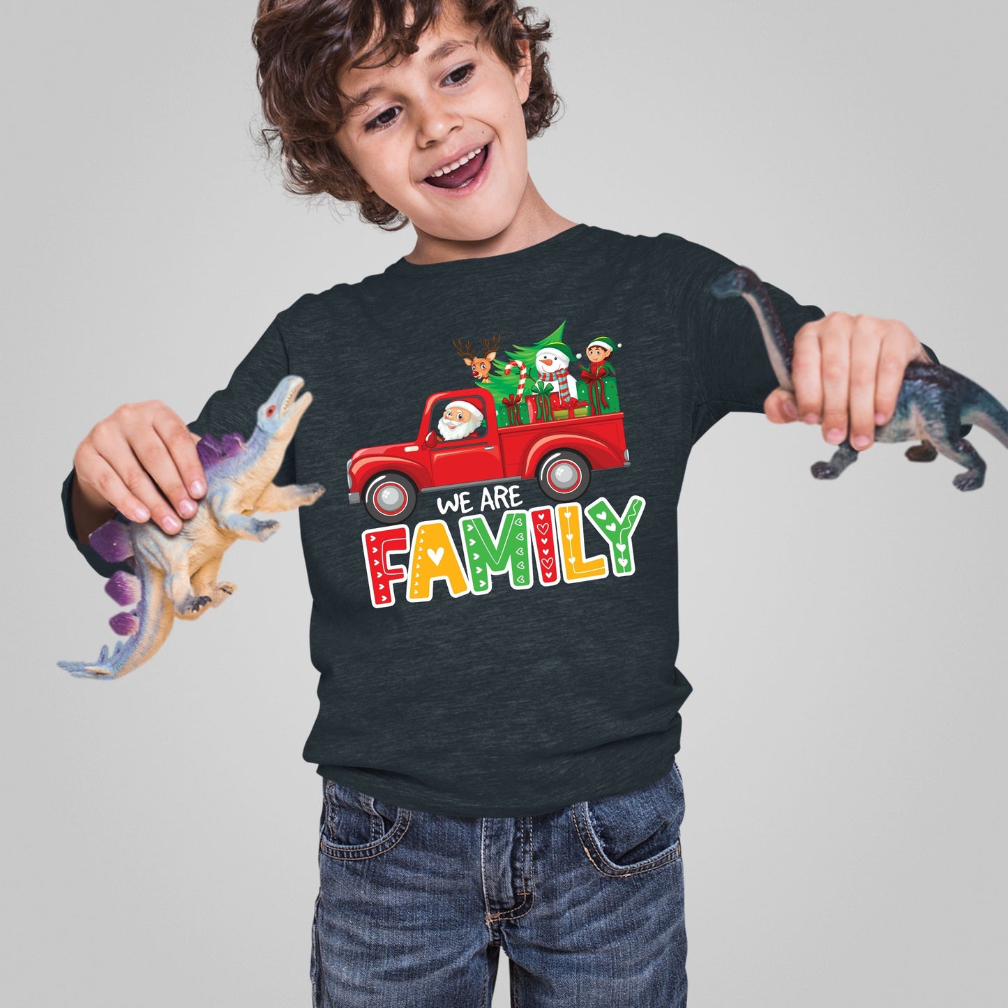 We Are Family, Christmas Crewneck For Youth, Christmas Long Sleeves, Christmas Sweatshirt, Christmas Sweater, Christmas Present