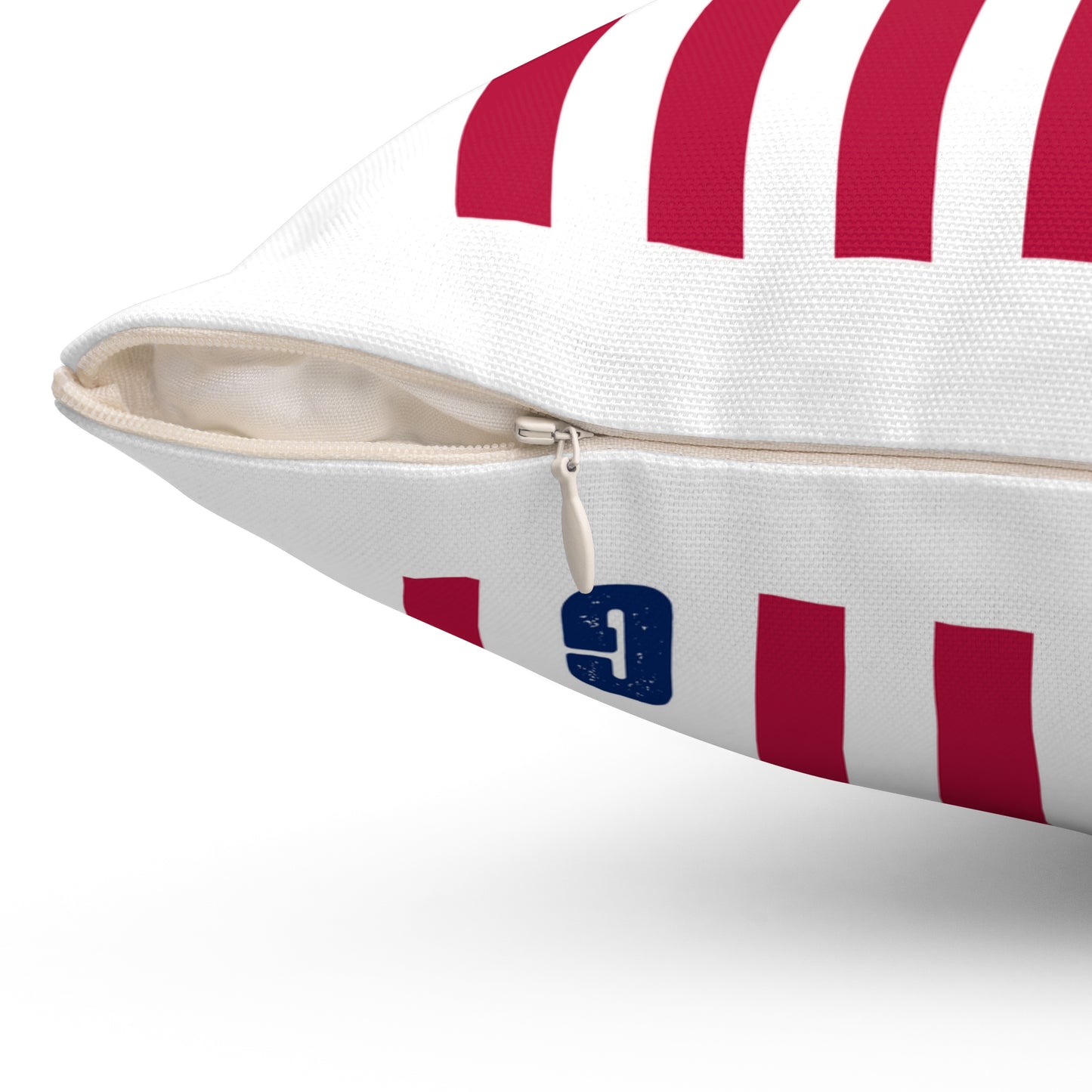 US Flag: Amazing Spun Polyester Square Pillow