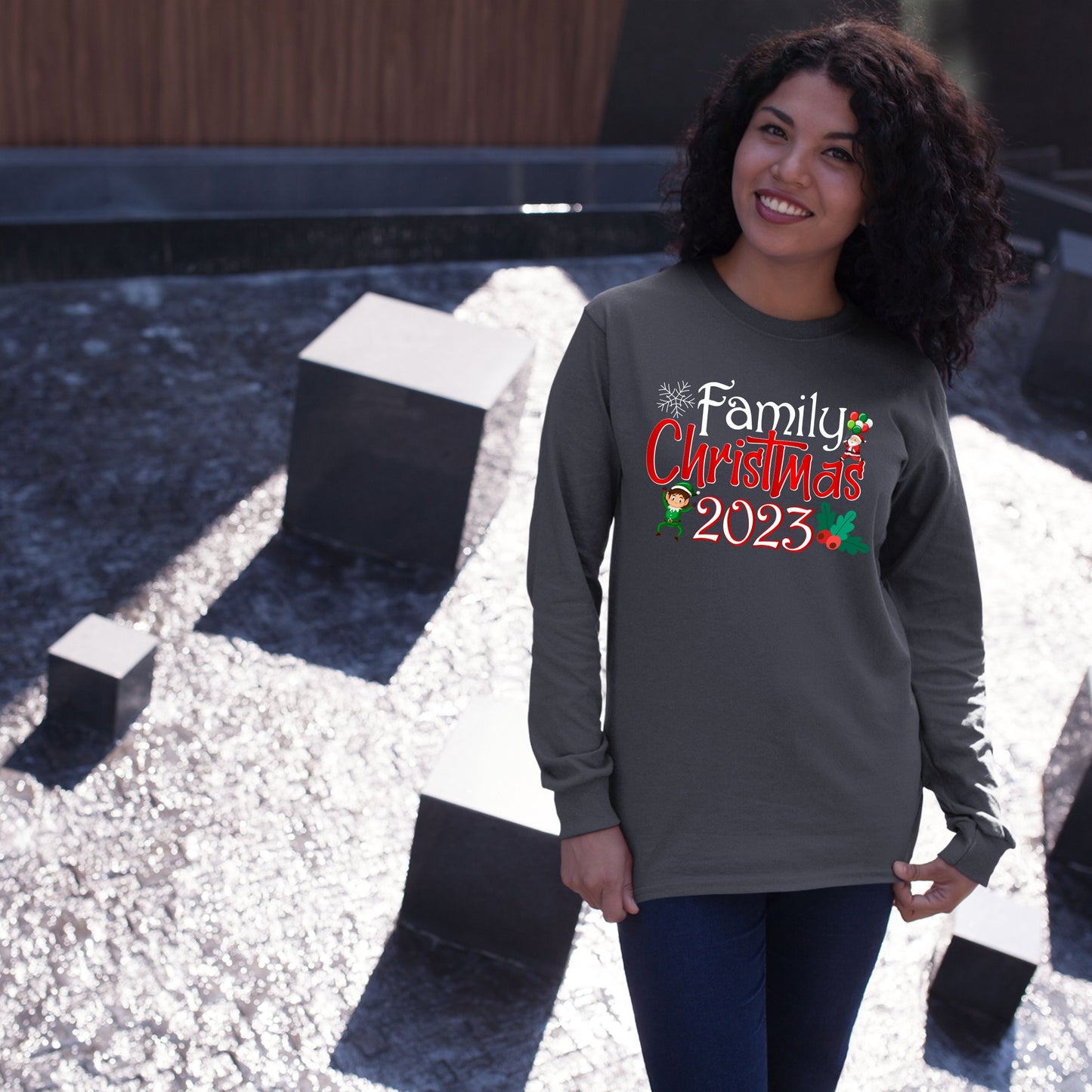 Family Christmas 2023, Christmas Long Sleeves, Christmas Crewneck For Women, Christmas Sweater, Christmas Sweatshirt, Christmas Present