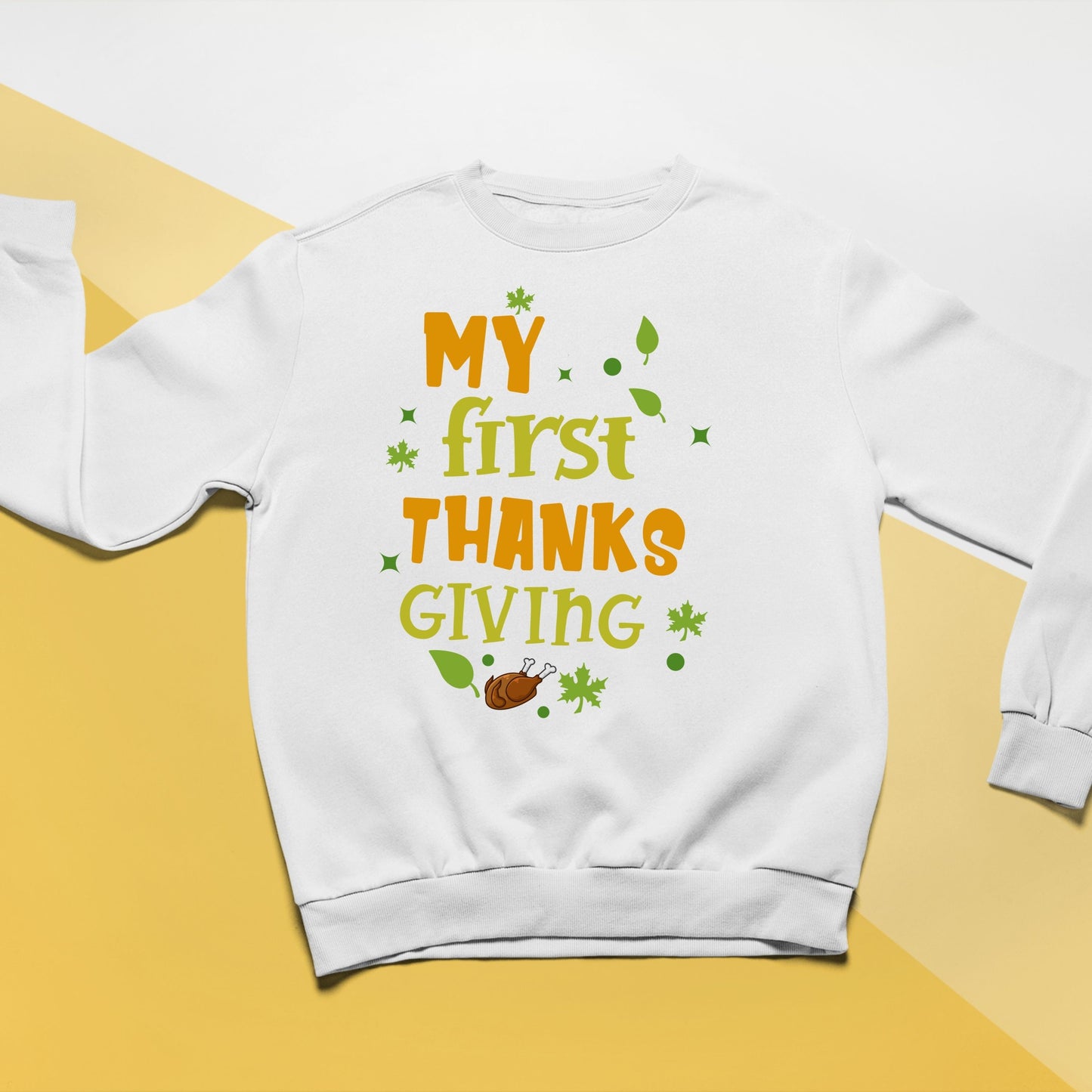 First Thanks Giving Sweatshirt, Thanksgiving Sweatshirt, Thanksgiving Sweater for Kids, Cute Thanksgiving Sweatshirt, Funny Thanksgiving