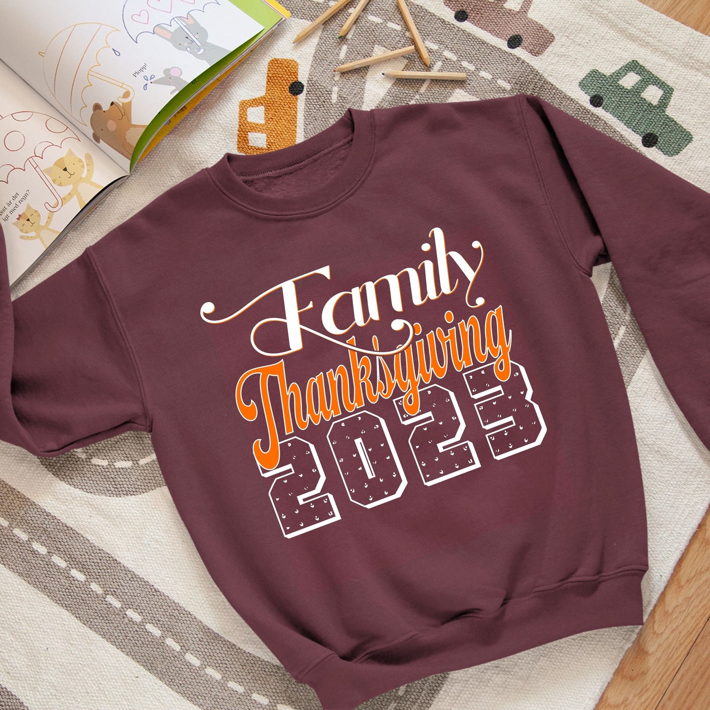 Thanksgiving Family 2023, Thanksgiving Sweatshirt, Thanksgiving Sweater for kids, Thanksgiving Gift Ideas, Cute Thanksgiving