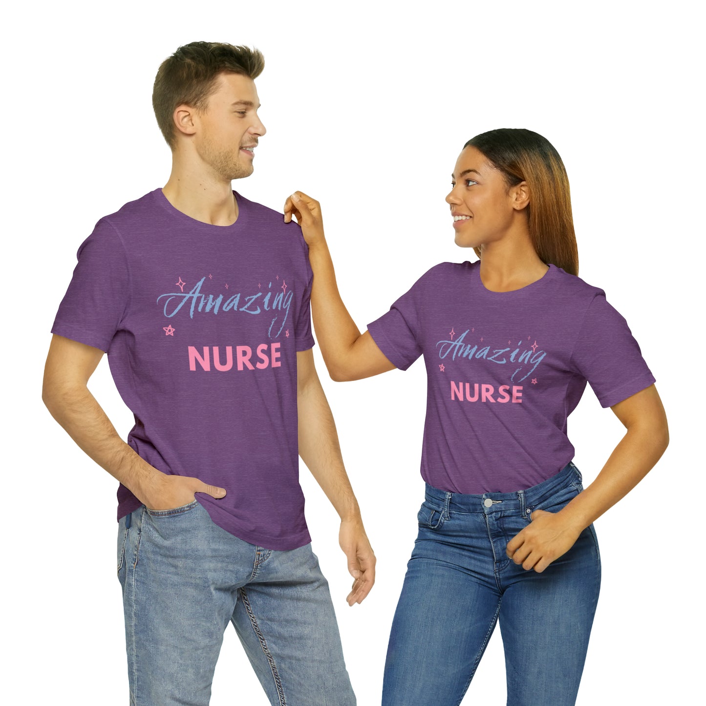 Amazing Nurse Unisex Jersey Short Sleeve Tee