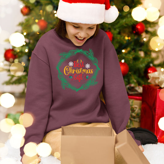 Best Christmas Gift, Christmas Long Sleeves, Christmas Crewneck For Youth, Christmas Sweatshirt, Christmas Sweater, Christmas Present