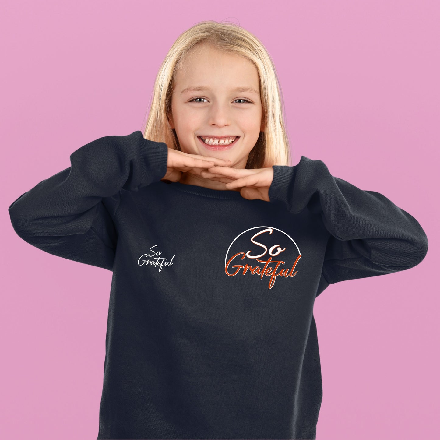 So Grateful, Thanksgiving Sweatshirt, Thanksgiving Sweater for kids, Thanksgiving Gift Ideas, Cute Thanksgiving