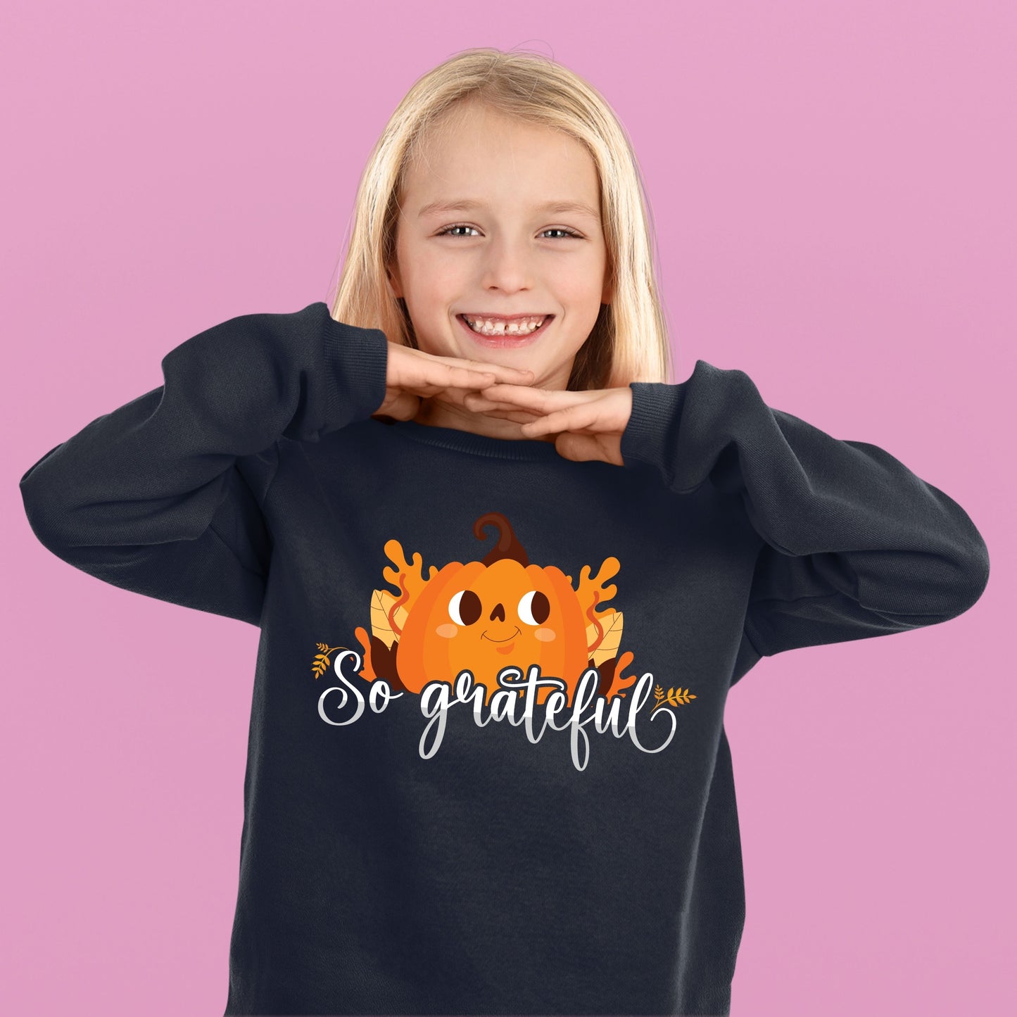 So Grateful, Thanksgiving Sweatshirt, Thanksgiving Sweater for kids, Thanksgiving Gift Ideas, Cute Thanksgiving