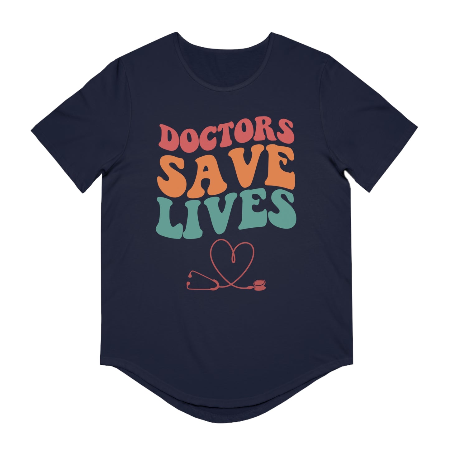 Doctors Save Lives Men's Jersey Curved Hem Tee, Doctor shirts, Doctor gift ideas, New Doctor shirt, doctors gift, Doctor team shirt