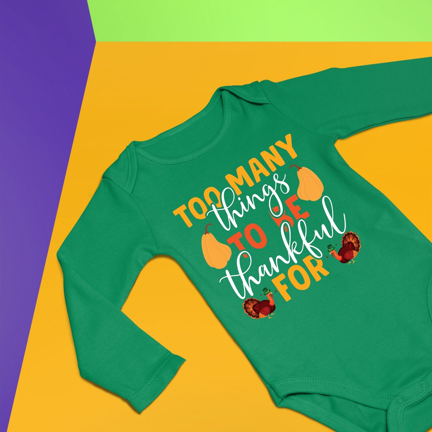 Too Many Things To Be Thankful For, Thanksgiving Bodysuit, Thanksgiving Onesies for kids, Thanksgiving Gift Ideas, Cute Thanksgiving