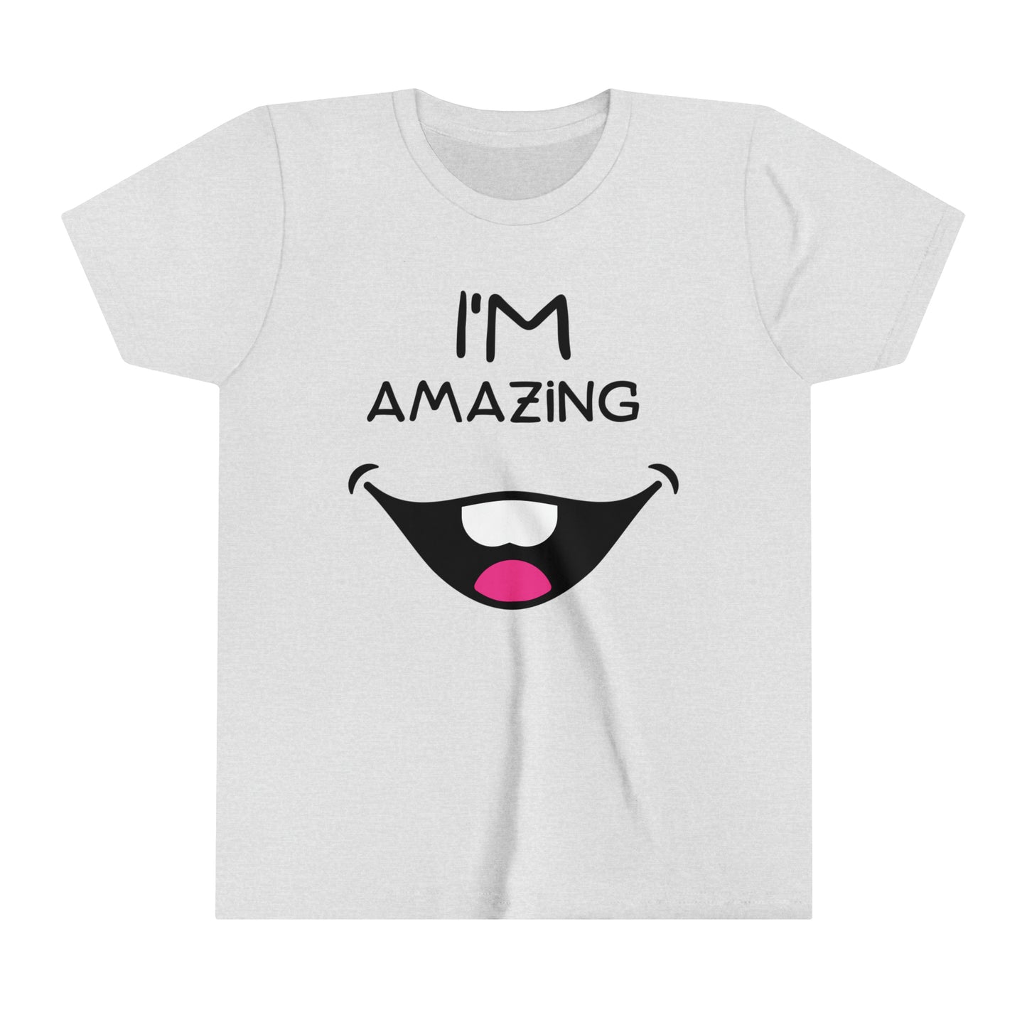 I'm Amazing With Toothy Smile Youth Short Sleeve Tee