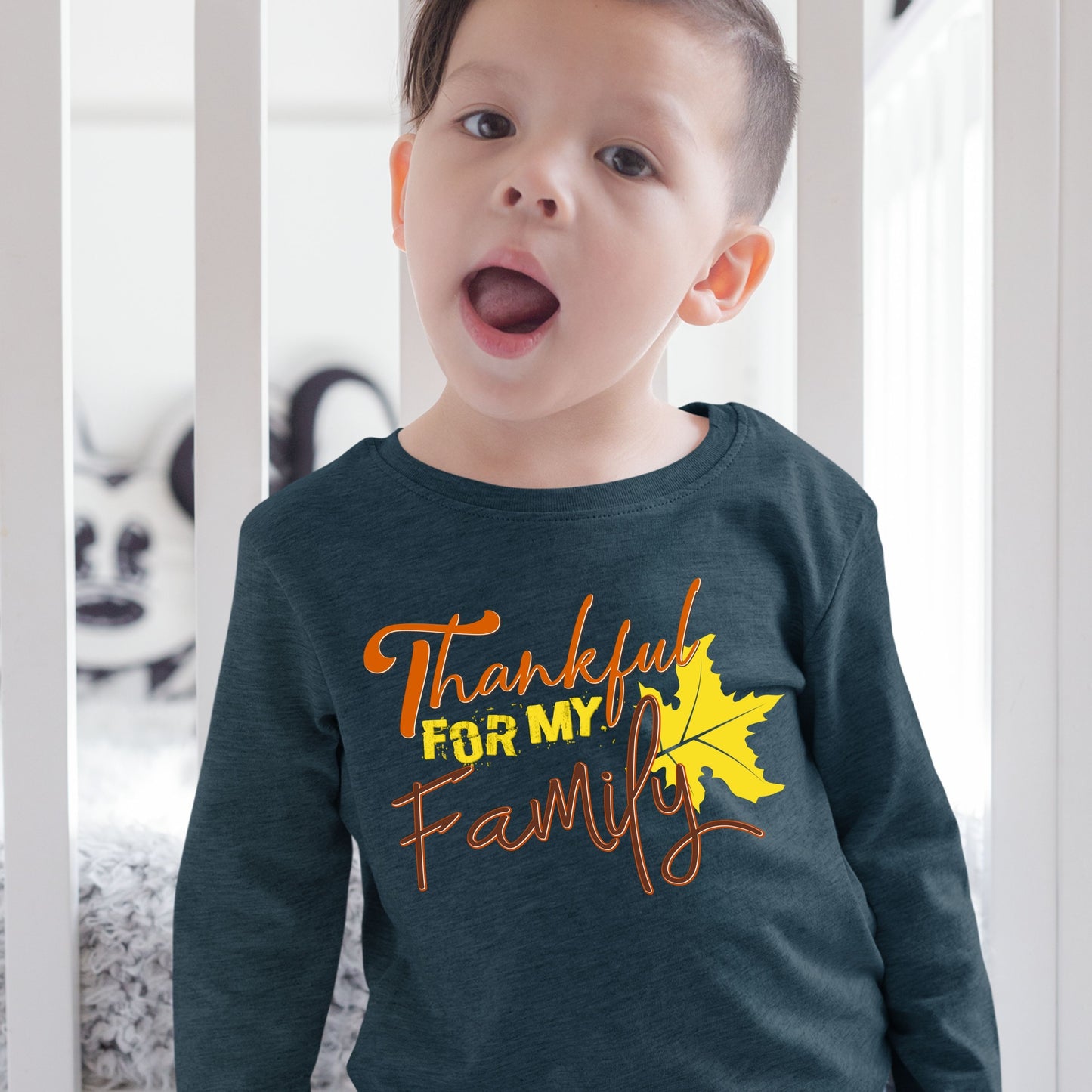 Thankful For My Family, Thanksgiving Sweatshirt, Thanksgiving Sweater for kids, Thanksgiving Gift Ideas, Cute Thanksgiving