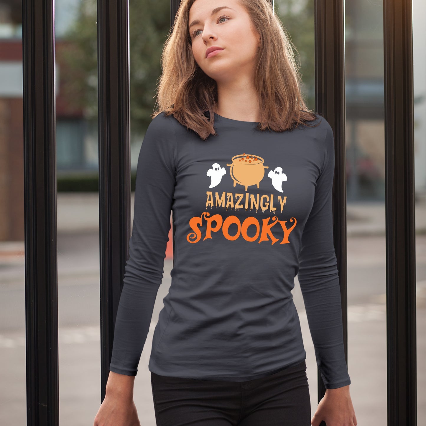 Halloween Amazingly Spooky Sweatshirt, Halloween Gift Sweatshirt, Halloween Sweater, Cute Halloween Sweatshirt, Funny Halloween Sweatshirt