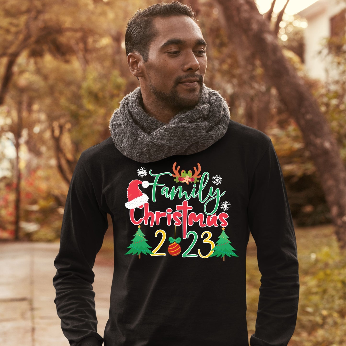 Family Christmas 2023, Christmas Long Sleeves, Christmas Sweater, Christmas Crewneck For Men, Christmas Present, Christmas Sweatshirt