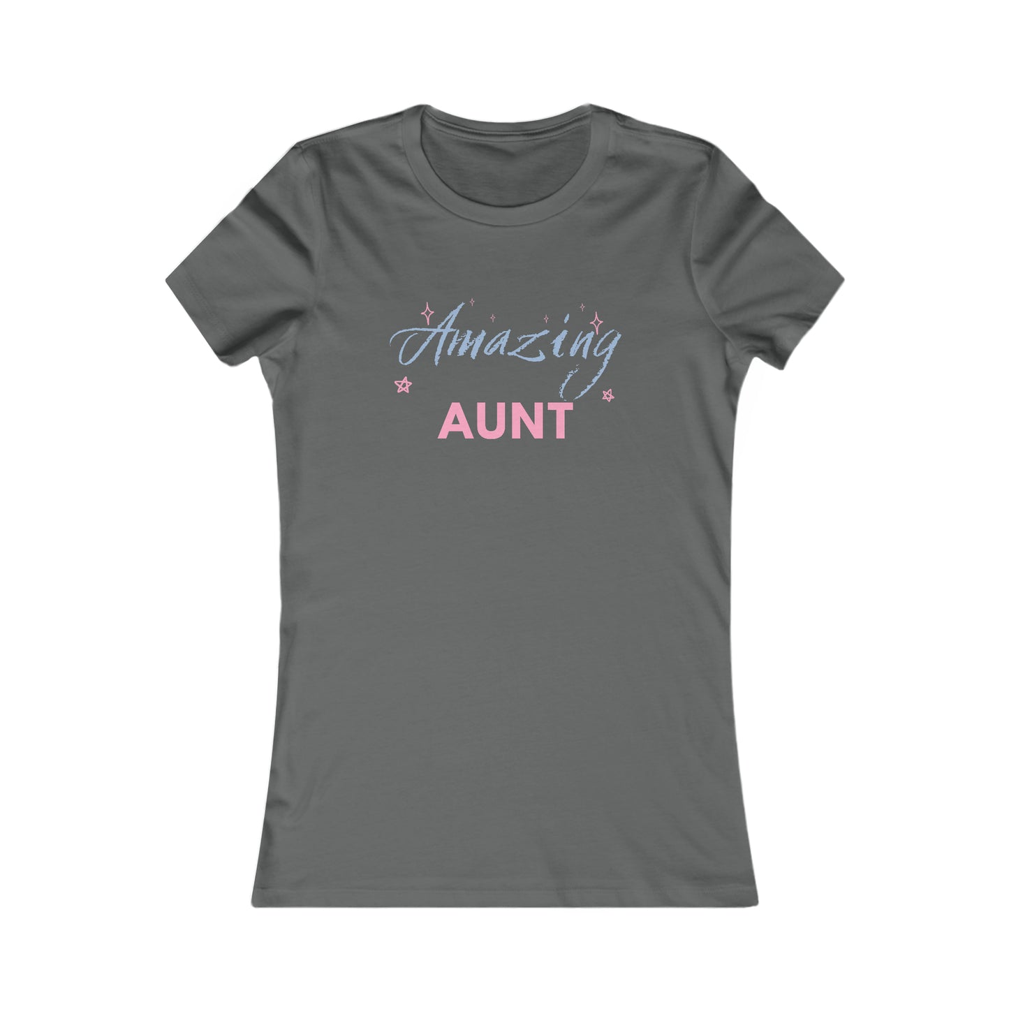Amazing Aunt Women's Favorite Tee - Trendy Design for Gift