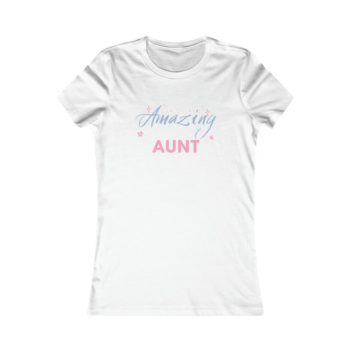 Amazing Aunt Women's Favorite Tee - Trendy Design for Gift