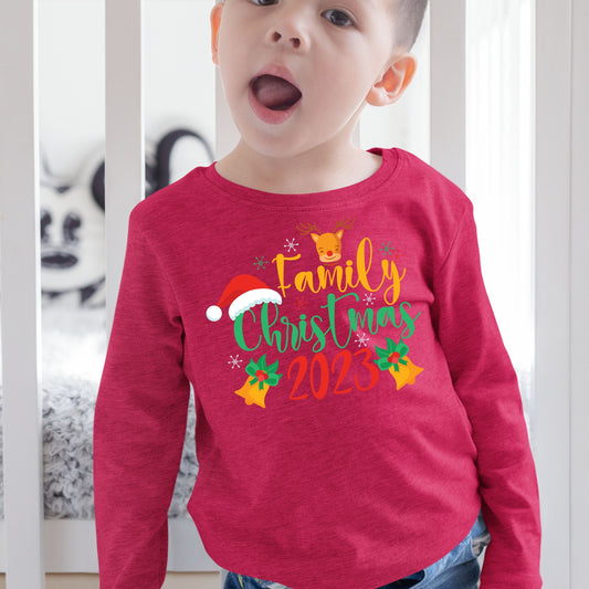 Family Christmas 2023, Christmas Long Sleeves, Christmas Crewneck For Youth, Christmas Sweatshirt, Christmas Present, Christmas Sweater