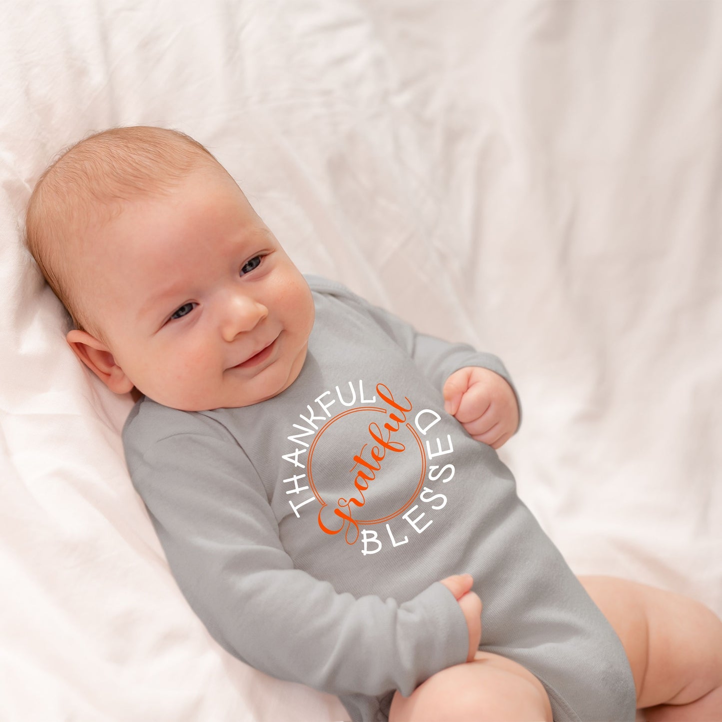 Thankful Grateful Blessed, Thanksgiving Bodysuit, Thanksgiving Onesies for kids, Thanksgiving Gift Ideas, Cute Thanksgiving