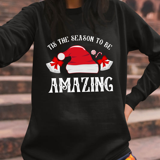 This the Season to Be Amazing, Youth Long Sleeve, Christmas Sweatshirts, Christmas Clothing, Christmas Decor, Christmas, Christmas Shirts