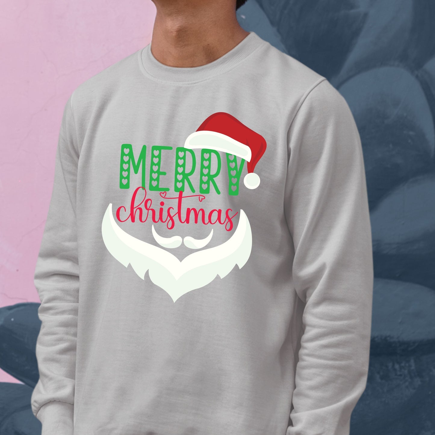 Merry Christmas, Christmas Crewneck For Youth, Christmas Sweatshirt, Christmas Long Sleeves, Christmas Present, Christmas Sweater