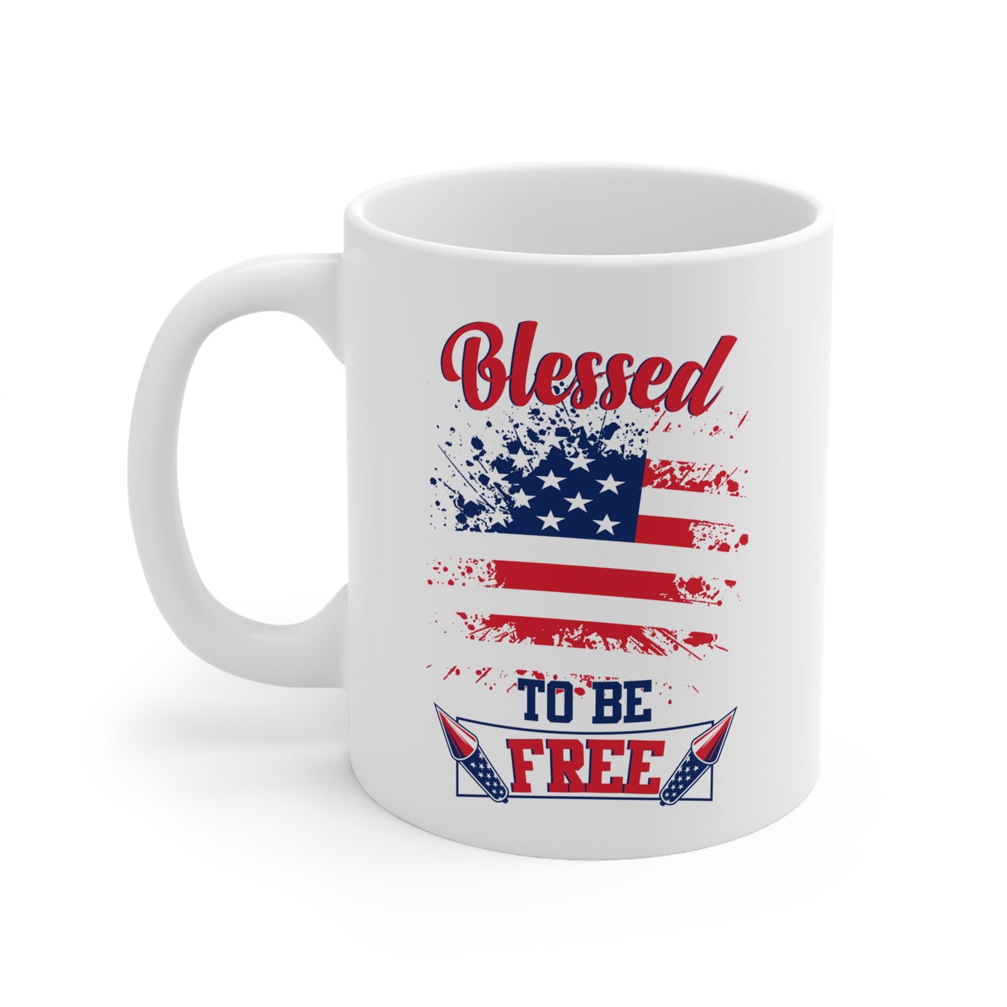 Blessed to be Free Ceramic Mug 11oz