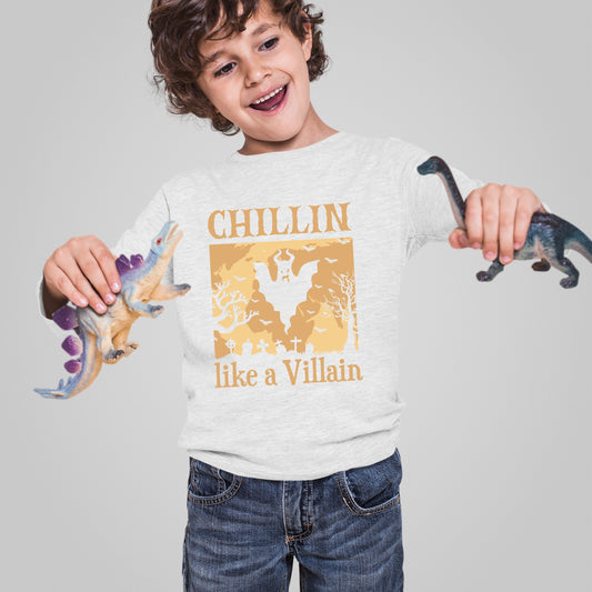 Halloween Chillin Like a Villian Sweatshirt, Halloween Gift Sweatshirt, Funny Halloween Sweatshirt, Halloween Design Shirt, Fall Sweatshirts