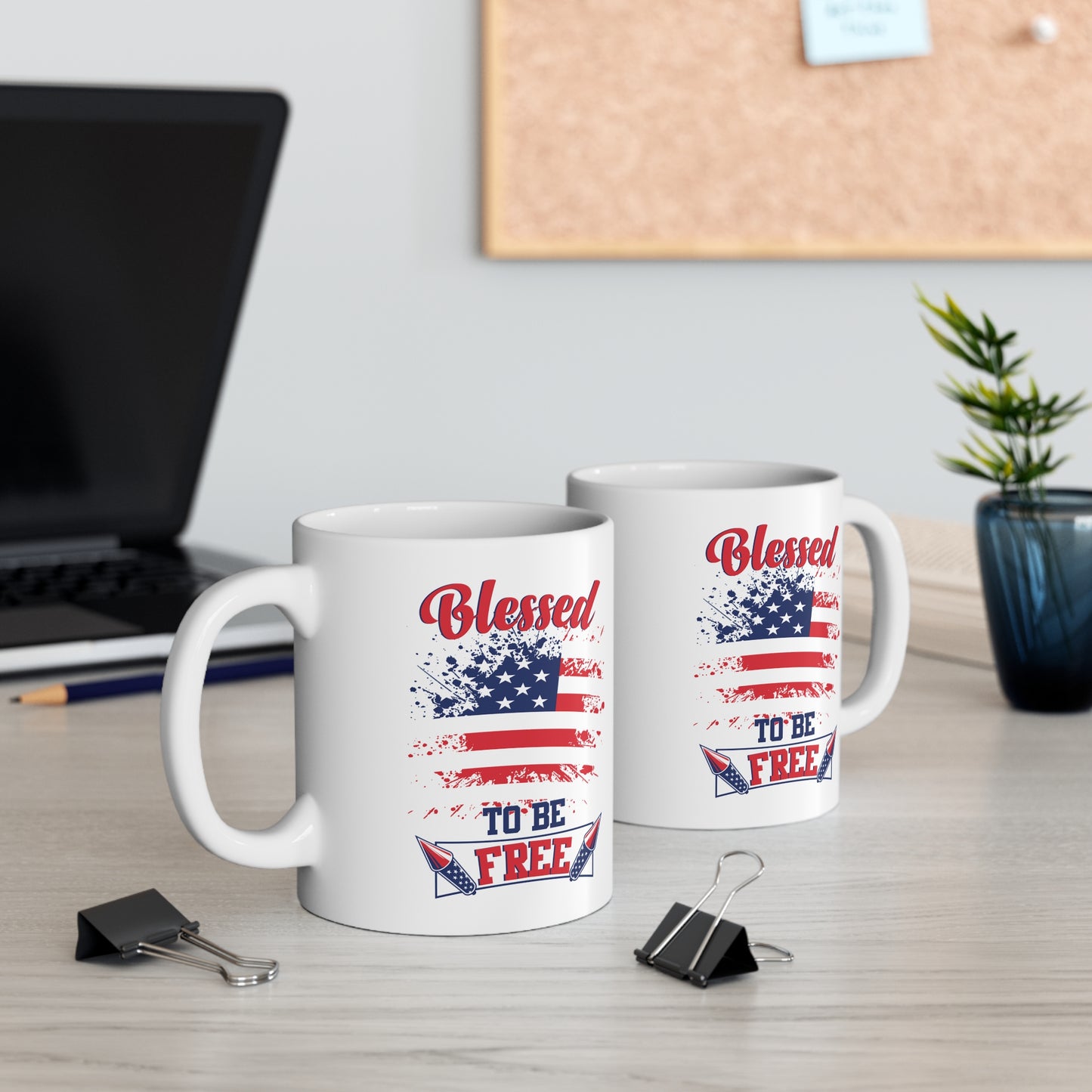 Blessed to be Free Ceramic Mug 11oz