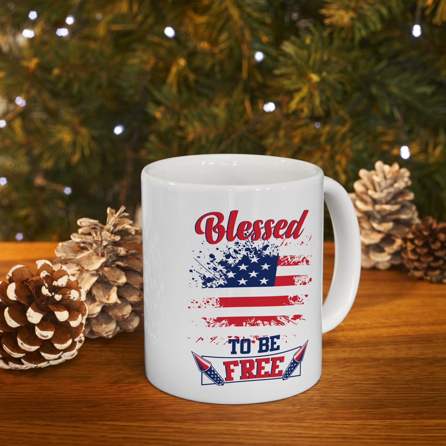 Blessed to be Free Ceramic Mug 11oz