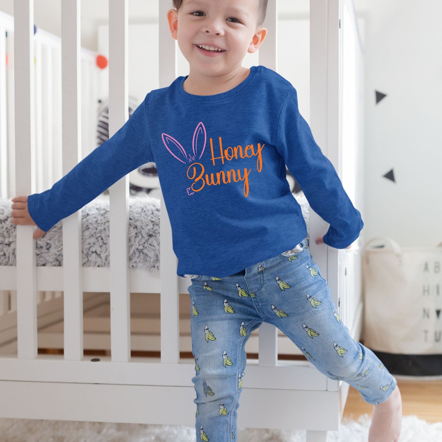 Honey Bunny- Toddler Long Sleeve Tee