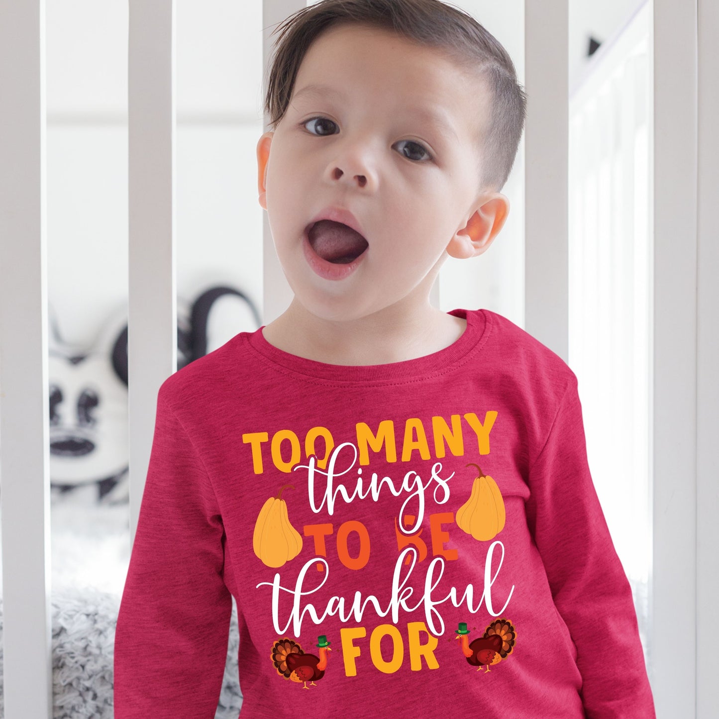 Too Many Things To Be Thankful For, Thanksgiving Sweatshirt, Thanksgiving Sweater for kids, Thanksgiving Gift Ideas, Cute Thanksgiving