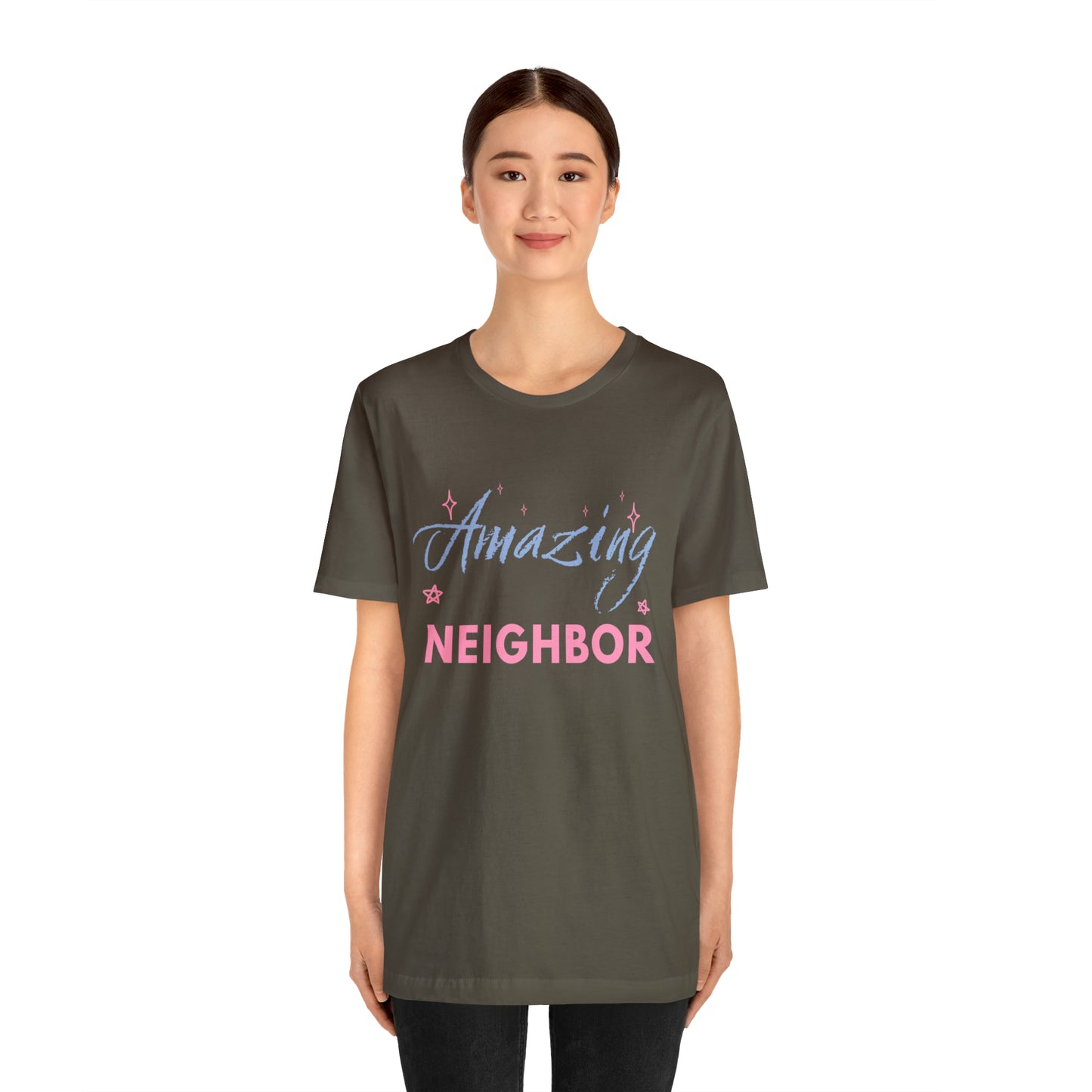 Amazing Neighbor Unisex Jersey Short Sleeve Tee