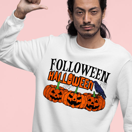 Halloween Folloween Halloween Sweatshirt, Cute Halloween Sweatshirt, Funny Halloween Sweatshirt, Halloween Design Shirt, Fall Sweatshirts