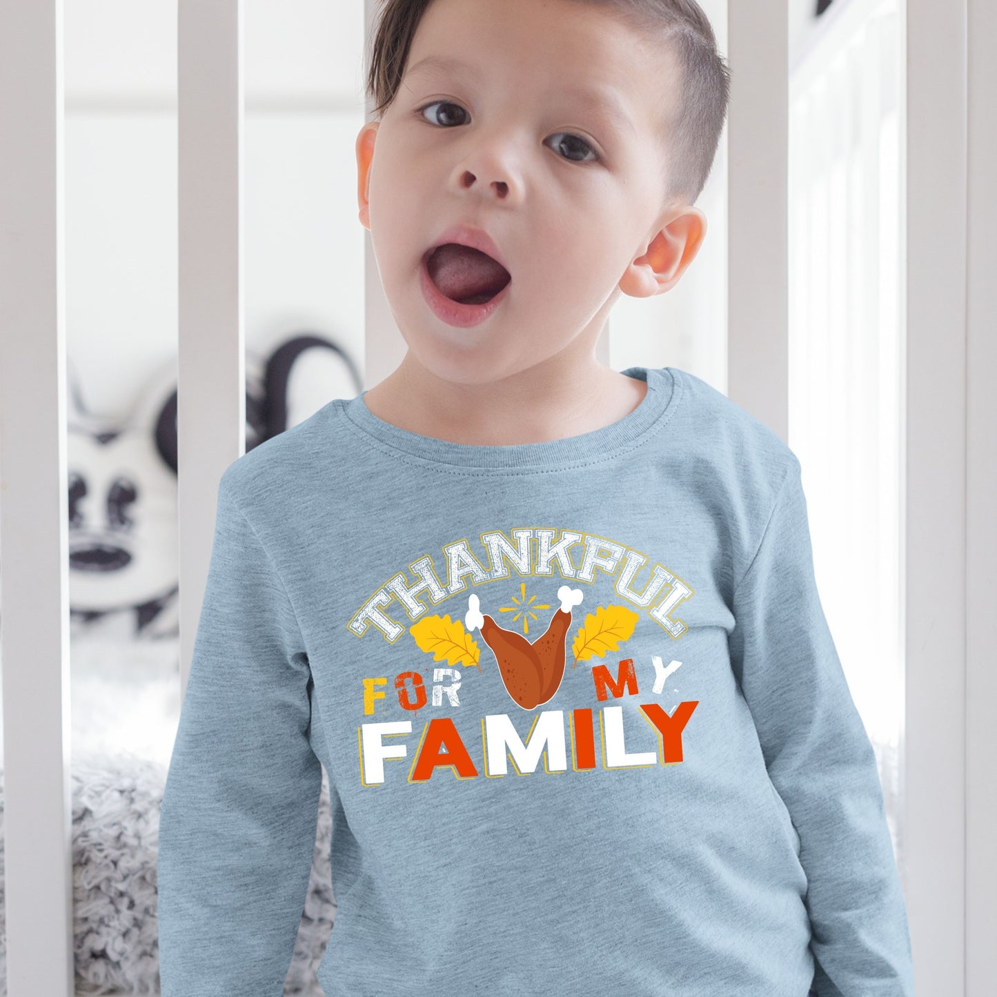 Thankful For My Family, Thanksgiving Sweatshirt, Thanksgiving Sweater for kids, Thanksgiving Gift Ideas, Cute Thanksgiving