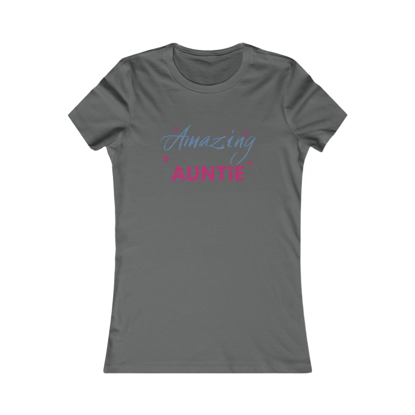 Women's Favorite Tee - Amazing Auntie Shirt with Unique Design