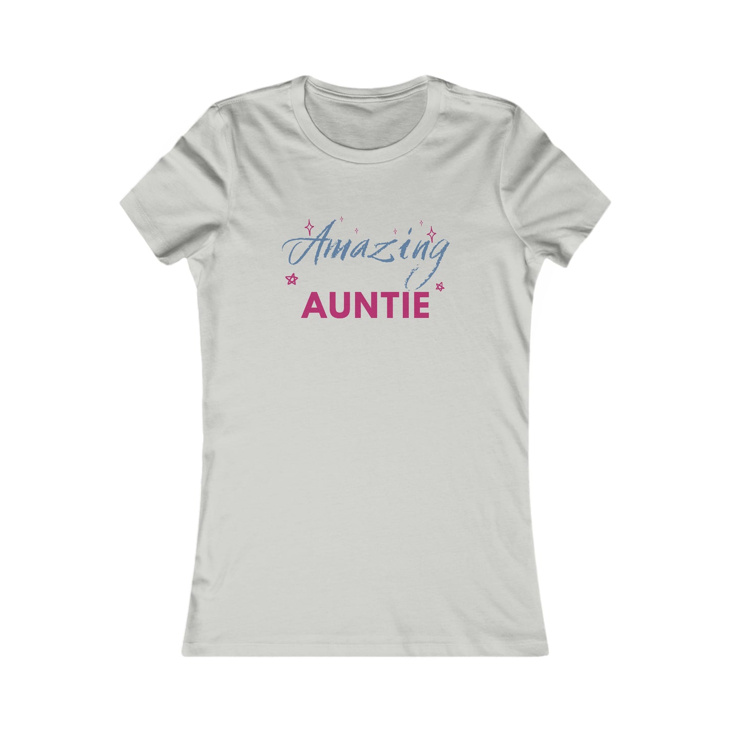 Women's Favorite Tee - Amazing Auntie Shirt with Unique Design