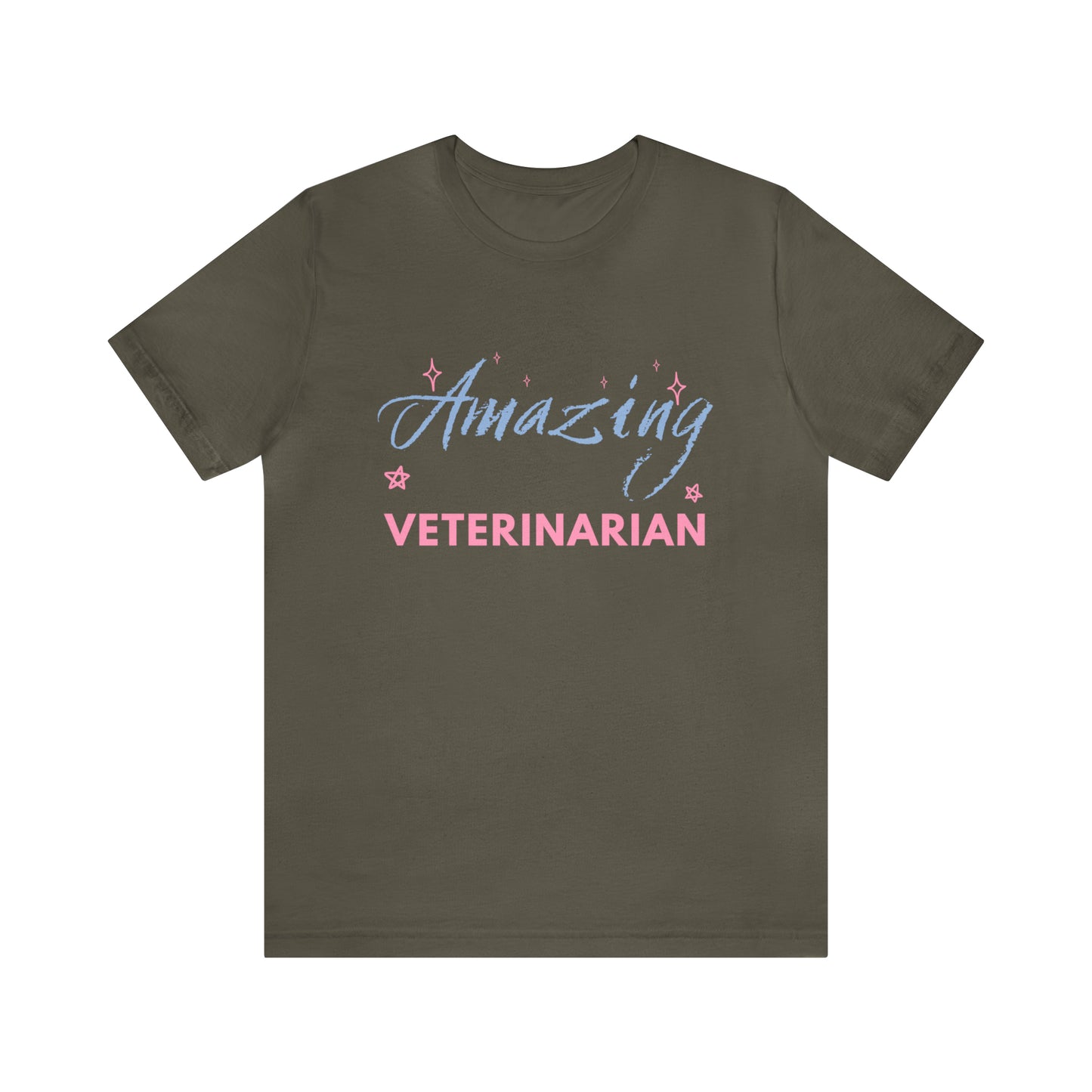 Amazing Veterinarian Unisex Jersey Short Sleeve Tee