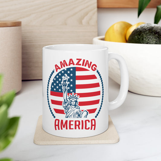 Amazing America Ceramic Mug 11oz