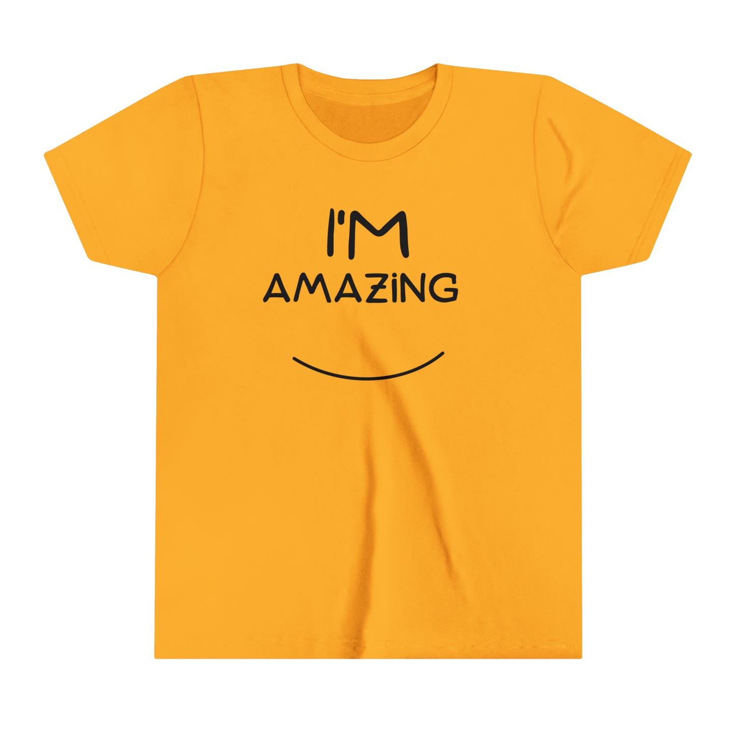 I'm Amazing With Smile, girls shirt, gift for girls, gift for daughters, girls tee
