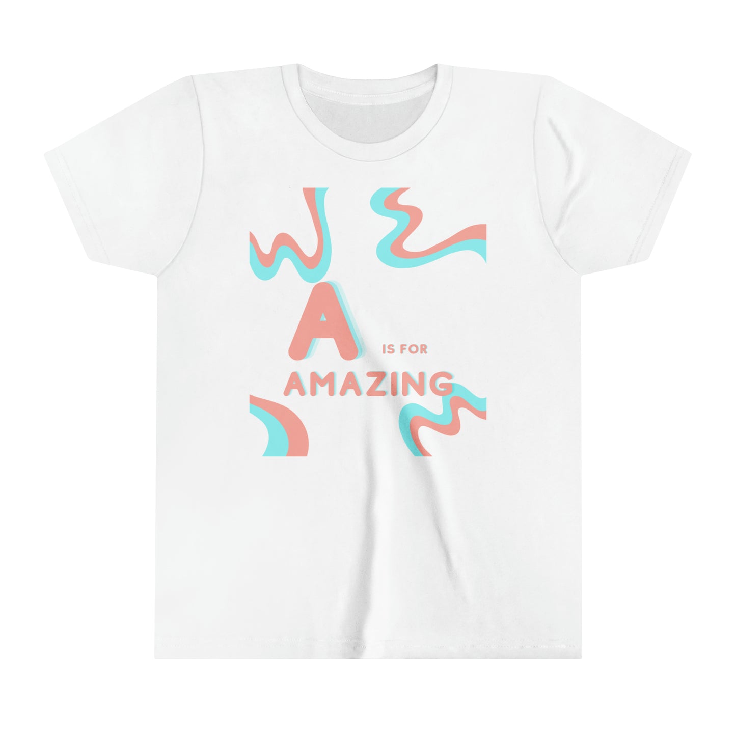 A is for Amazing shirt, Girl Short Sleeve Tee, Girls Tee, Girls Shirt, Gift for Daughters, gift for girls